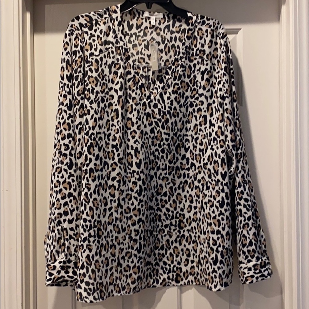 Leopard Print Blouse